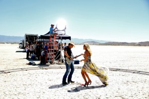 Brad Paisley -Carrrie Underwood - Remember Me Video Shoot