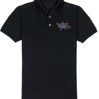 Nashville StarVision Embroidered Polo shirt - black